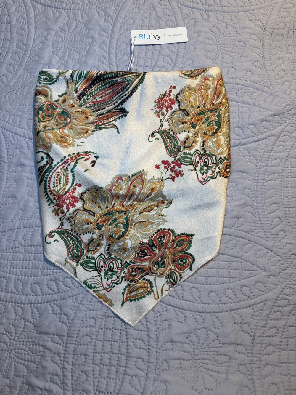 Paisley tube top